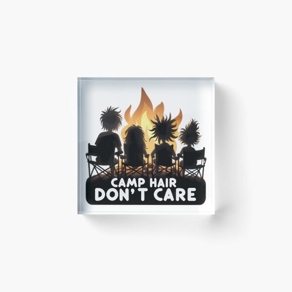 Item preview, Embrace Campfire Adventure Camp Hair Don't Care designed and sold by SportsT-Shirts.