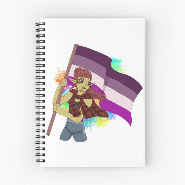 Item preview, Lae'zel Pride Art Asexual Flag! designed and sold by ASweetLoveSong.