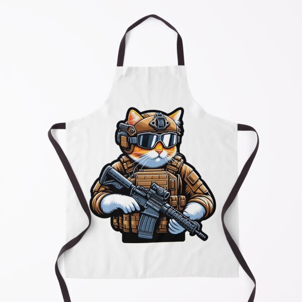 Item preview, Orange Cat Tactical Operator in tactical gear designed and sold by BrinaandPops.