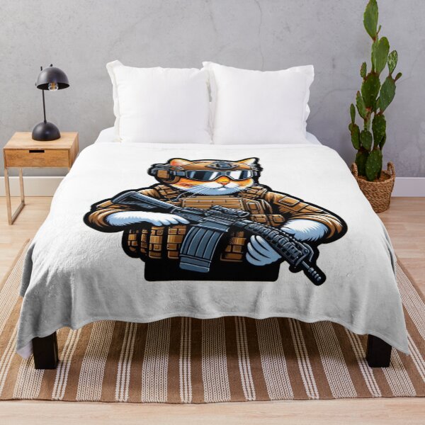 Item preview, Orange Cat Tactical Operator in tactical gear designed and sold by BrinaandPops.