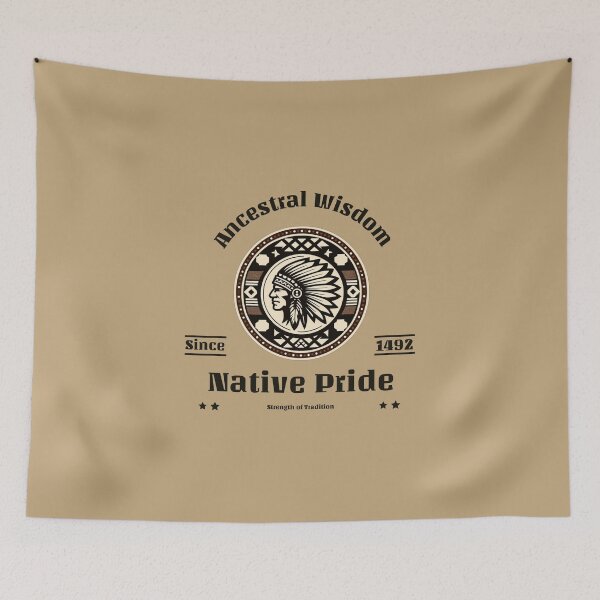 Item preview, Vintage T-Shirt with Native American Design - Native Pride designed and sold by McZerrill.