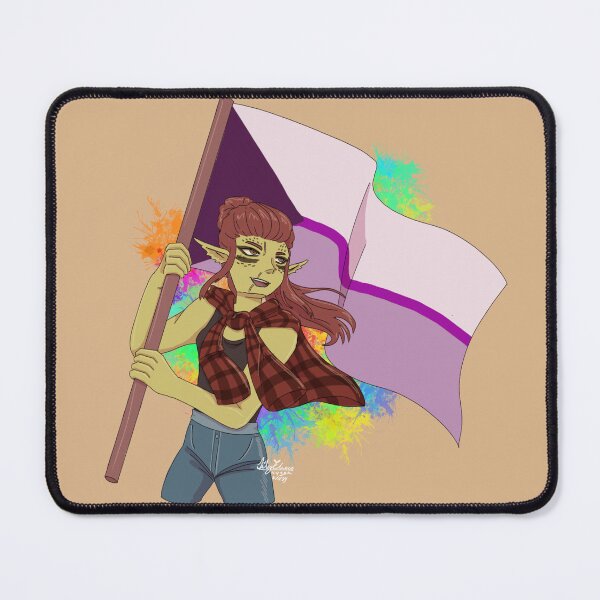 Item preview, Lae'zel Pride Art Demisexual Flag! designed and sold by ASweetLoveSong.