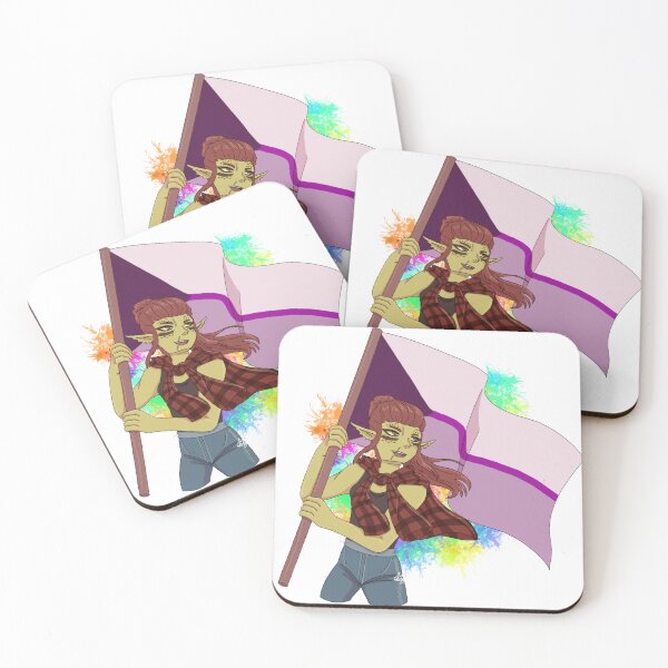 Item preview, Lae'zel Pride Art Demisexual Flag! designed and sold by ASweetLoveSong.