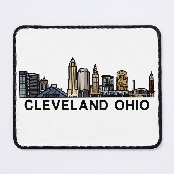 Item preview, Cleveland Ohio Skyline designed and sold by fiberandgloss.