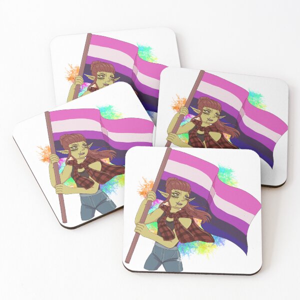 Item preview, Lae'zel Pride Art Genderfluid Flag! designed and sold by ASweetLoveSong.