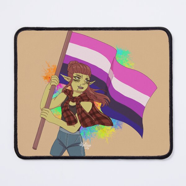 Item preview, Lae'zel Pride Art Genderfluid Flag! designed and sold by ASweetLoveSong.