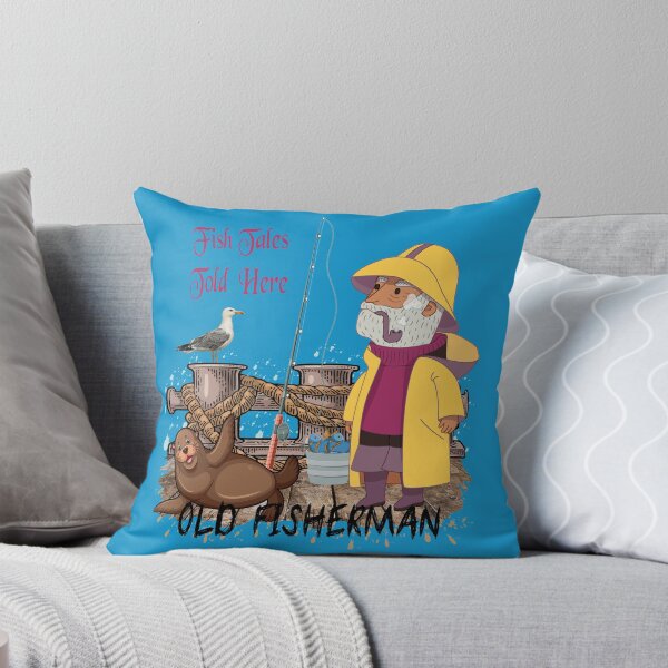 Item preview, Fish Tales Told Here - Old Fisherman designed and sold by Jecolds.