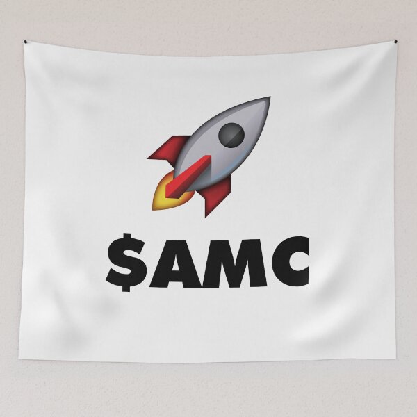 Item preview, $AMC TO THE MOON! designed and sold by DividedKingdom.