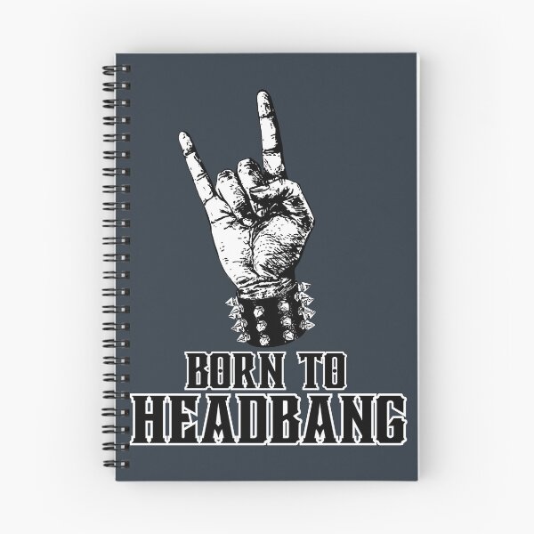 Item preview, Born to Headbang, Rock and Roll Hand Gesture designed and sold by impressionofmel.