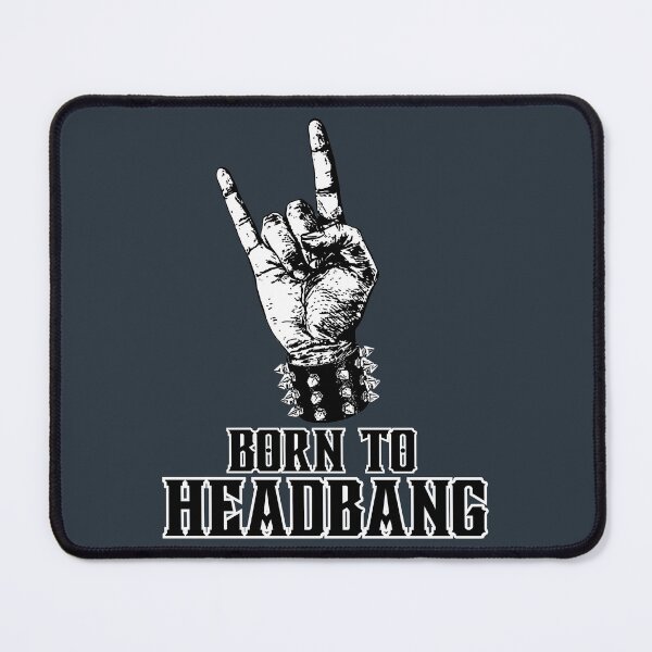 Item preview, Born to Headbang, Rock and Roll Hand Gesture designed and sold by impressionofmel.