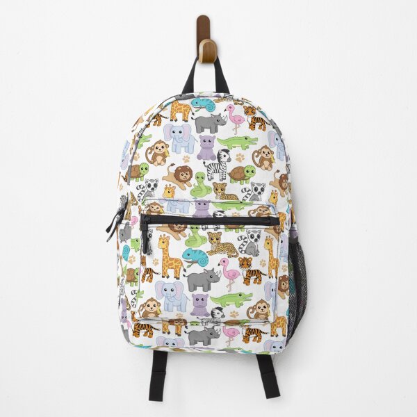 Vista previa del artículo con la obra «Patrón de animales salvajes súper lindo.», diseñado y vendido por Nightingalemake.