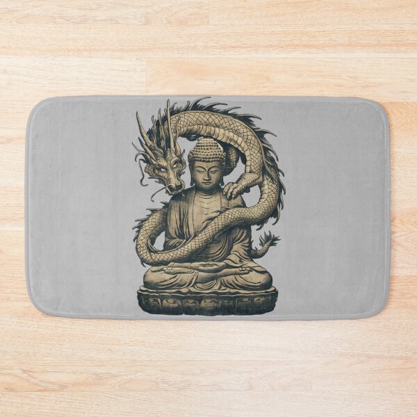 Item preview, Dragon wrapped around a buddha statue designed and sold by 123ks.