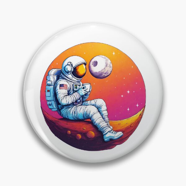 Item preview, Cosmic Coffee Break Astronaut in Space 3 designed and sold by Tom-Johnson.