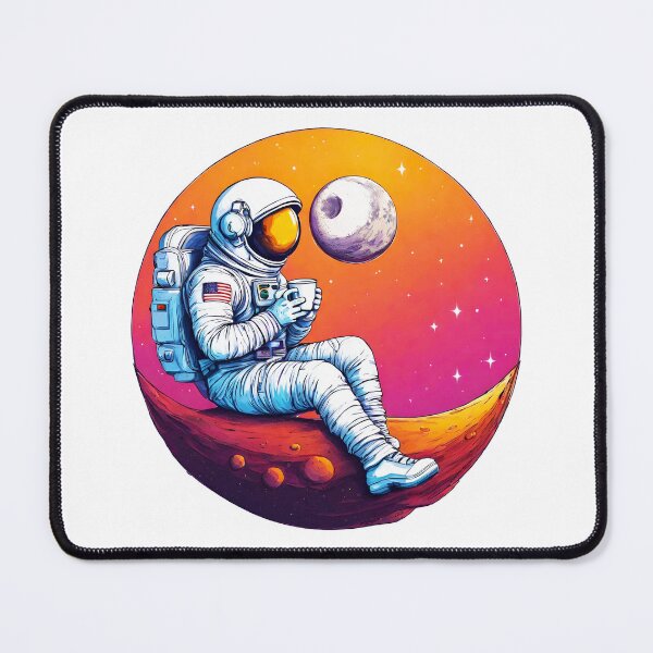Item preview, Cosmic Coffee Break Astronaut in Space 3 designed and sold by Tom-Johnson.