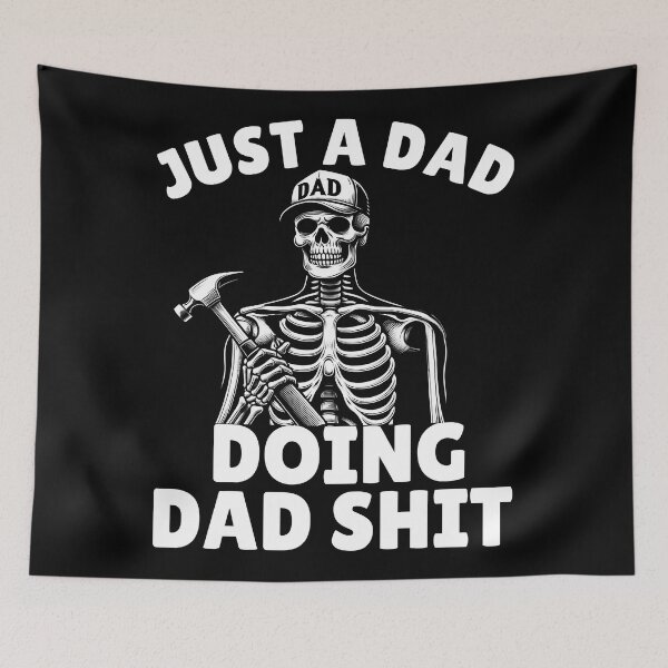 Item preview, Funny Dad Skeleton Hammer Design - Perfect humorous Father's Day and Birthday Gift for dad designed and sold by Unitepeople.