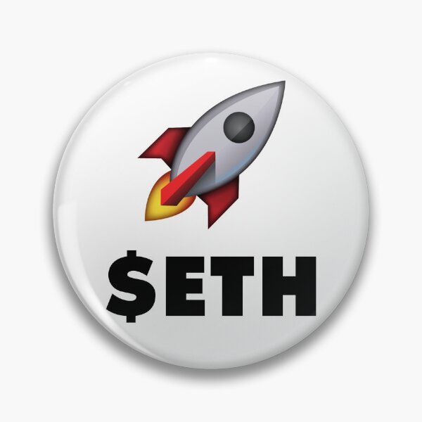 Item preview, $ETH TO THE MOON! designed and sold by DividedKingdom.