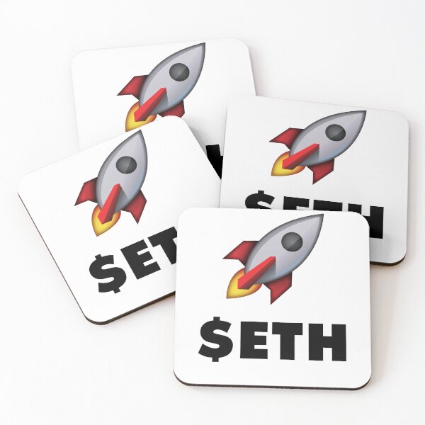 Item preview, $ETH TO THE MOON! designed and sold by DividedKingdom.