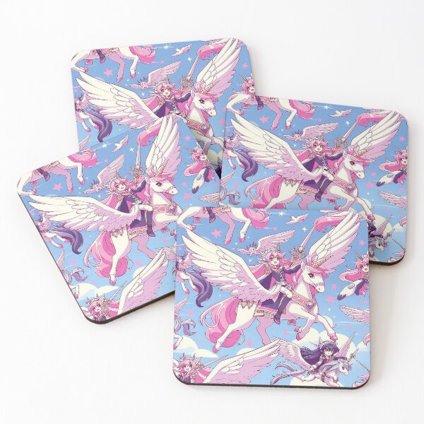 Item preview, Heroes riding unicorns designed and sold by Silbays.