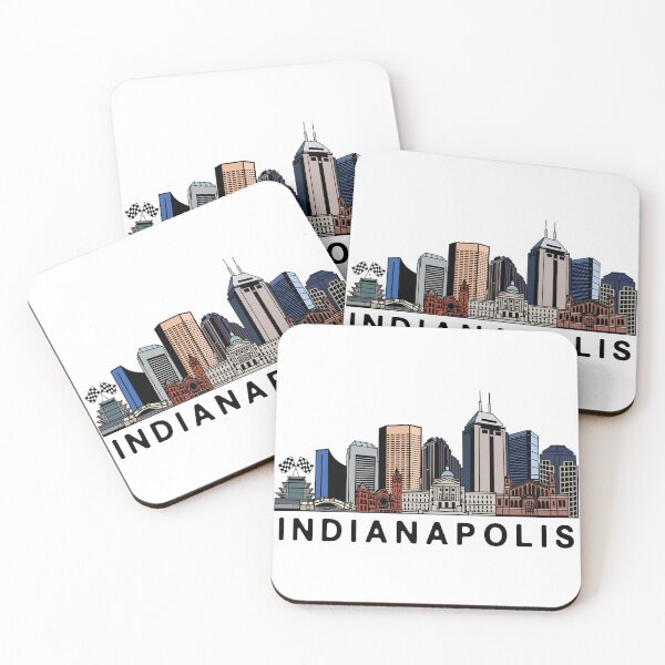 Artikelvorschau, Skyline von Indianapolis entworfen und verkauft von fiberandgloss.
