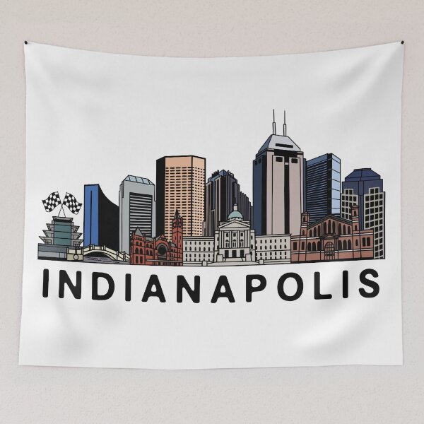 Item preview, Indianapolis Skyline designed and sold by fiberandgloss.