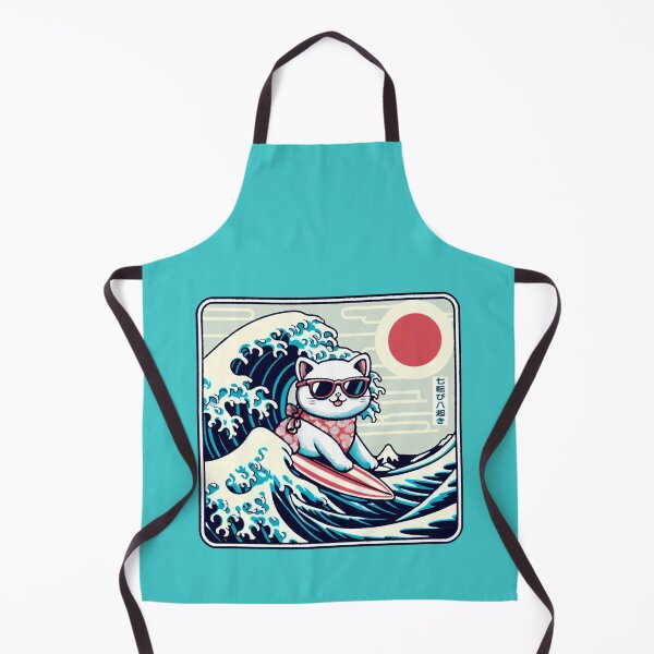 Item preview, Japanese Surfer cat designed and sold by theacidrose.