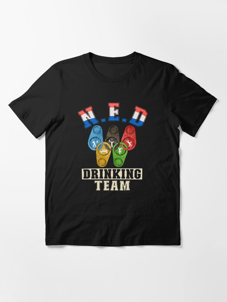 Thumbnail 3 of 7, Essential T-Shirt, Funny Netherland Olympic Drinking Team designed and sold by Tshirtart.