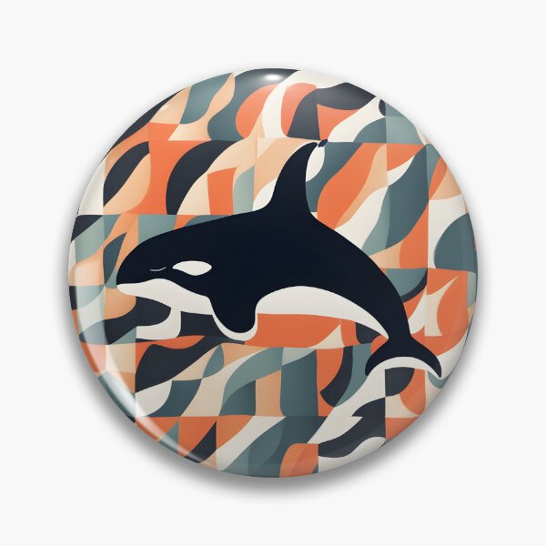 Item preview, Orca Whale Abstract Motif designed and sold by Orcinx P..