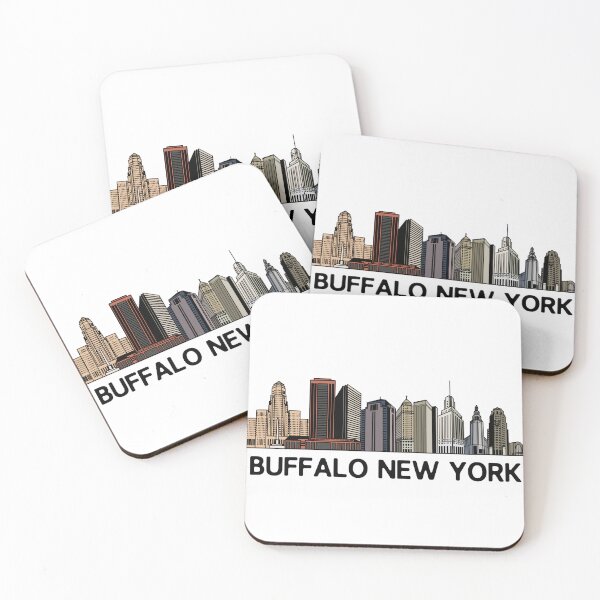 Item preview, Buffalo Skyline  designed and sold by fiberandgloss.