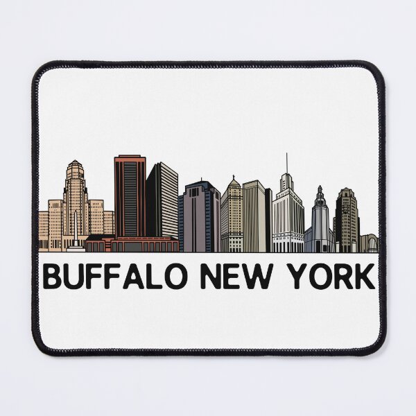 Item preview, Buffalo Skyline designed and sold by fiberandgloss.
