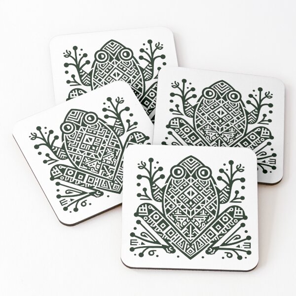 Item preview, Scandinavian Style Frog Artwork - Nordic Inspired Home Decor designed and sold by MiszungART.