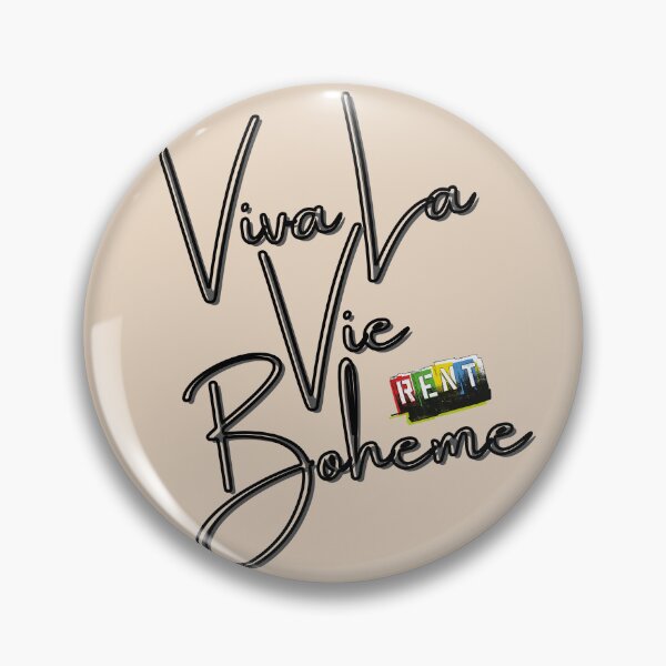 Item preview, Viva La Vie Boheme - Rent Musical Design 1 designed and sold by Think In Scenes.