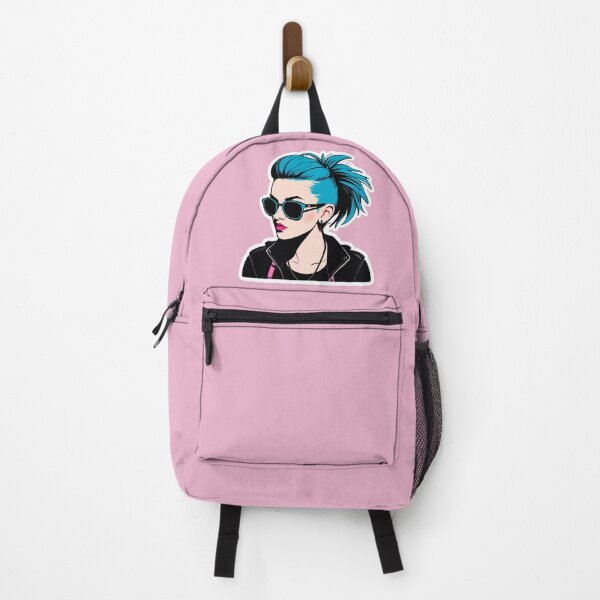 Item preview, Blue Hair Casual Punk Girl designed and sold by MadnessEnvelope.