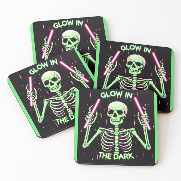 Item preview, Glow in the dark - Raving skeleton designed and sold by Vkinsify.