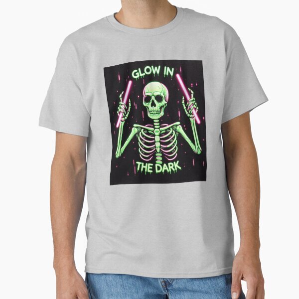Item preview, Glow in the dark - Raving skeleton designed and sold by Vkinsify.
