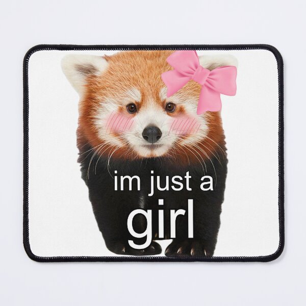 Item preview, Im just a girl red panda designed and sold by SillyLittleSnek.