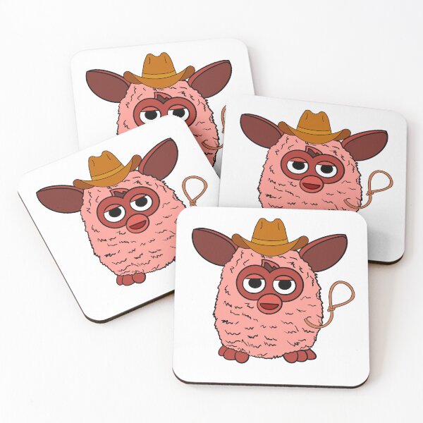 Item preview, Cherry Red Cowboy Furby designed and sold by Animals-by-JB.