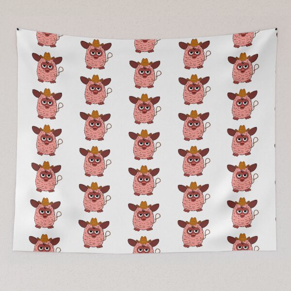 Item preview, Cherry Red Cowboy Furby designed and sold by Animals-by-JB.