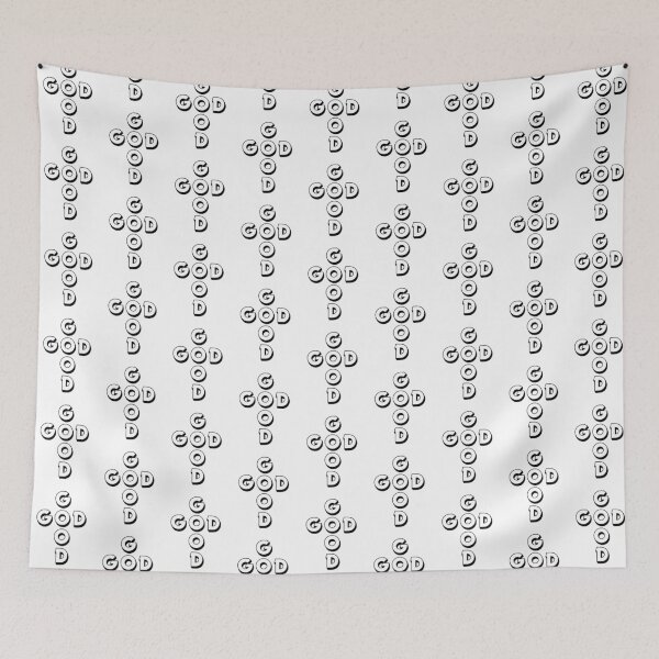 Item preview, Good God Cross Text for Christians designed and sold by 3nityoneart.