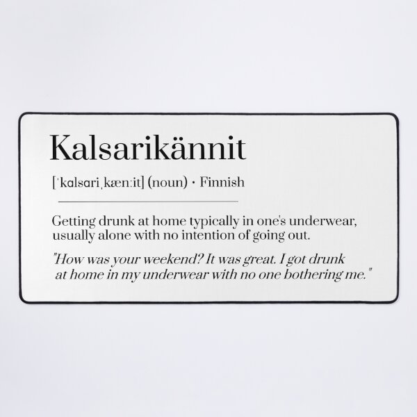 Item preview, Kalsarikannit designed and sold by sleepycee.