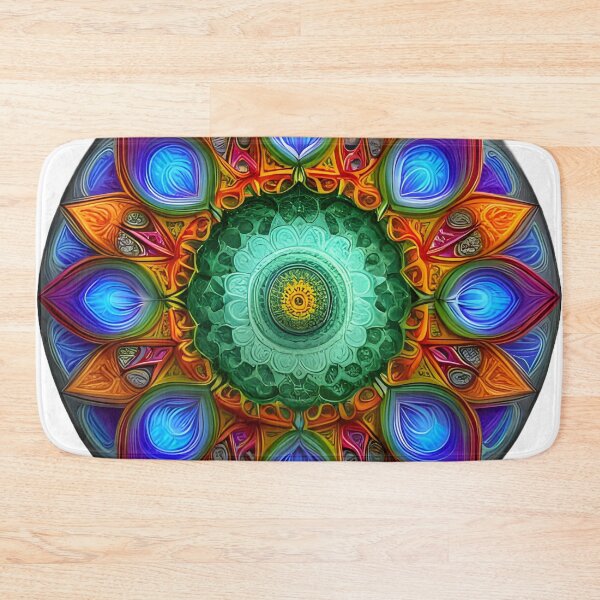Item preview, Lotus Flower Mandala with Vibrant Colors designed and sold by MandalasShops.