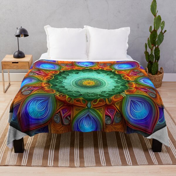 Item preview, Lotus Flower Mandala with Vibrant Colors designed and sold by MandalasShops.