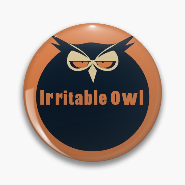 Item preview, Irritable Owl Nocturnal Bird designed and sold by SweetClicks123.