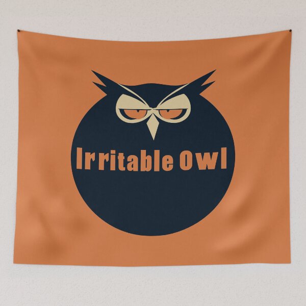 Item preview, Irritable Owl Nocturnal Bird designed and sold by SweetClicks123.