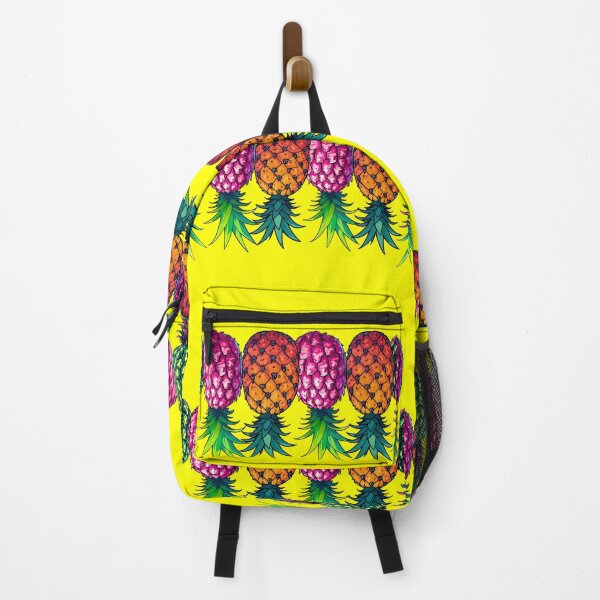 Item preview, Vibrant Upside Down Pineapples | Border | Yellow designed and sold by JLEmporium.