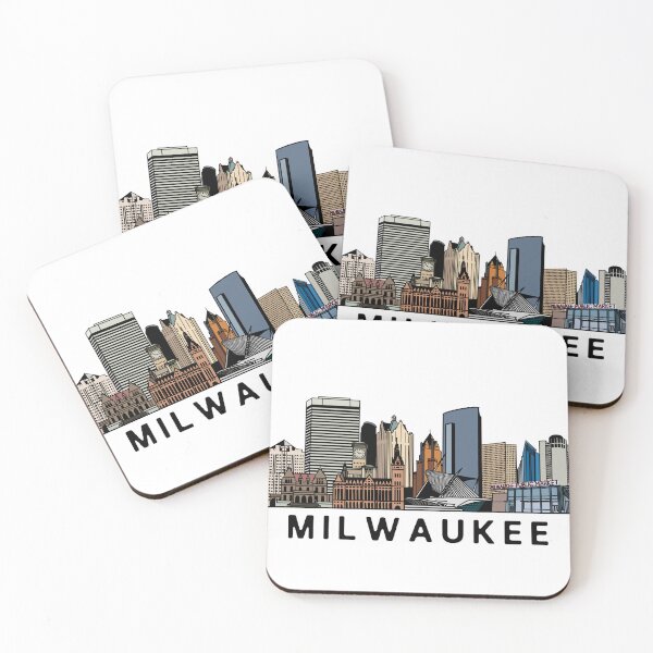Item preview, Milwaukee Skyline designed and sold by fiberandgloss.