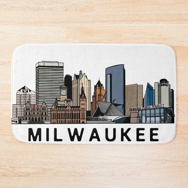 Item preview, Milwaukee Skyline designed and sold by fiberandgloss.