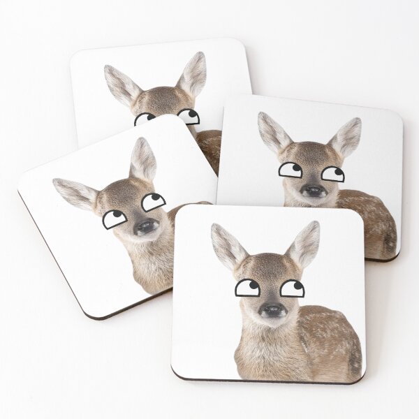Item preview, Derp face meme deer  designed and sold by SillyLittleSnek.