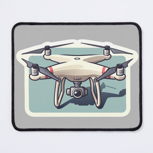 Item preview, High-Tech Flight: Modern Drone Sticker designed and sold by DDDesigns24.