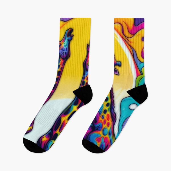 Item preview, Three Giraffes Howling At The Moon Psychedelic designed and sold by BassHeadMomma.