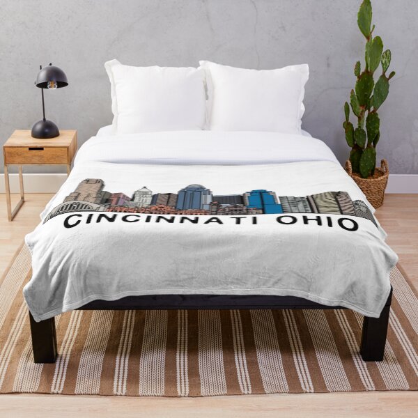 Artikelvorschau, Skyline von Cincinnati entworfen und verkauft von fiberandgloss.
